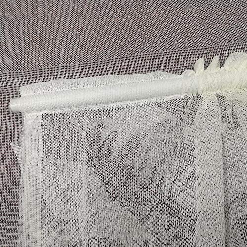 Ivory Lace Sheer Curtain Valance And Tier 3 Piece Kitchen Cafe Curtains Rooster Kitchen Curtain Panel Halloween Easter Tulle Door Curtain Rod Pocket Short Drapes Voile Window Treatment Set #TOP4