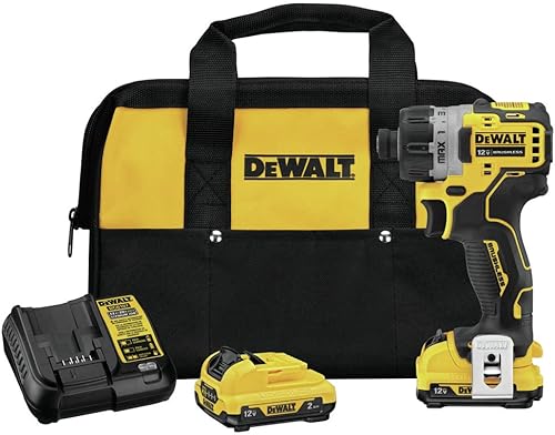 DeWALT XTREME 12V MAX* Desarmador inalámbrico de 1/4 pulg., baterías de 2 Ah (DCF601F2)