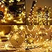 100 LED Plug in String Lights 36 feet 8 Modes Star Fairy Lights Waterproof Twinkle String Lights for Wedding Party Christmas Tree Garden Indoor Outdoor Decor (100 LED, Yellow)