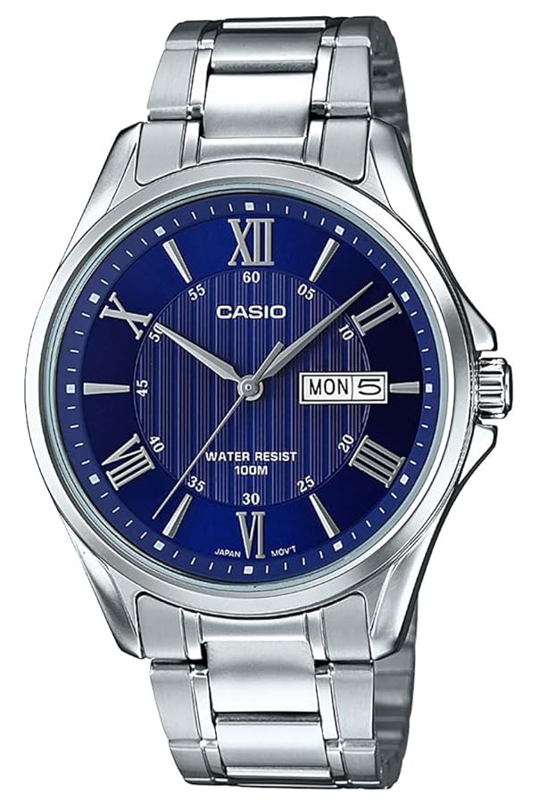 Orologio Casio Uomo Con Movimento Al Quarzo Giapponese - Modello MTP+V006D.7B, 42 Mm - Foto 4