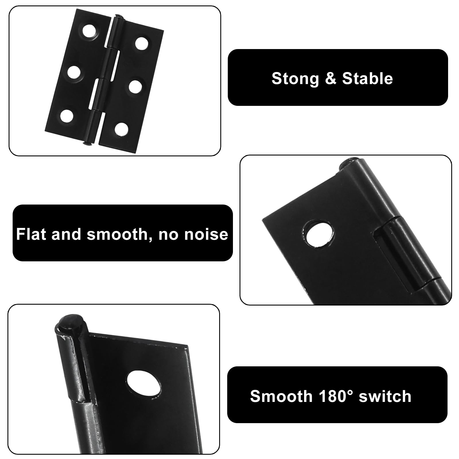 Everbilt Charnière Commerciale Noire à Roulement à Billes Et