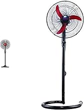 مروحة برج كهربائية من تورنيدو بـ3 سرعات TSF-18XW (أسود) + ستاند شبح فريش 46 سم، 100 واط