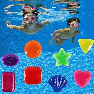 VReder Dive Sticks Pool Toys, Dive Rings Sticks Diving Torpedo for Swimming Underwater Pool Training Diving Game Training Swimming Fun Toys Gift for Kids (Diving Rings)
