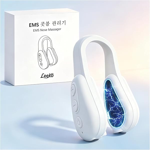 【2026日本上陸】Leeko(リーコ) 鼻用 美顔器 話題のK-Beauty 美容パルス×LED搭載 6モード 10段階調整 20g超軽量 ハンズフリー 1分間オートオフ Type-C充電式 日本語説明書付き - 1