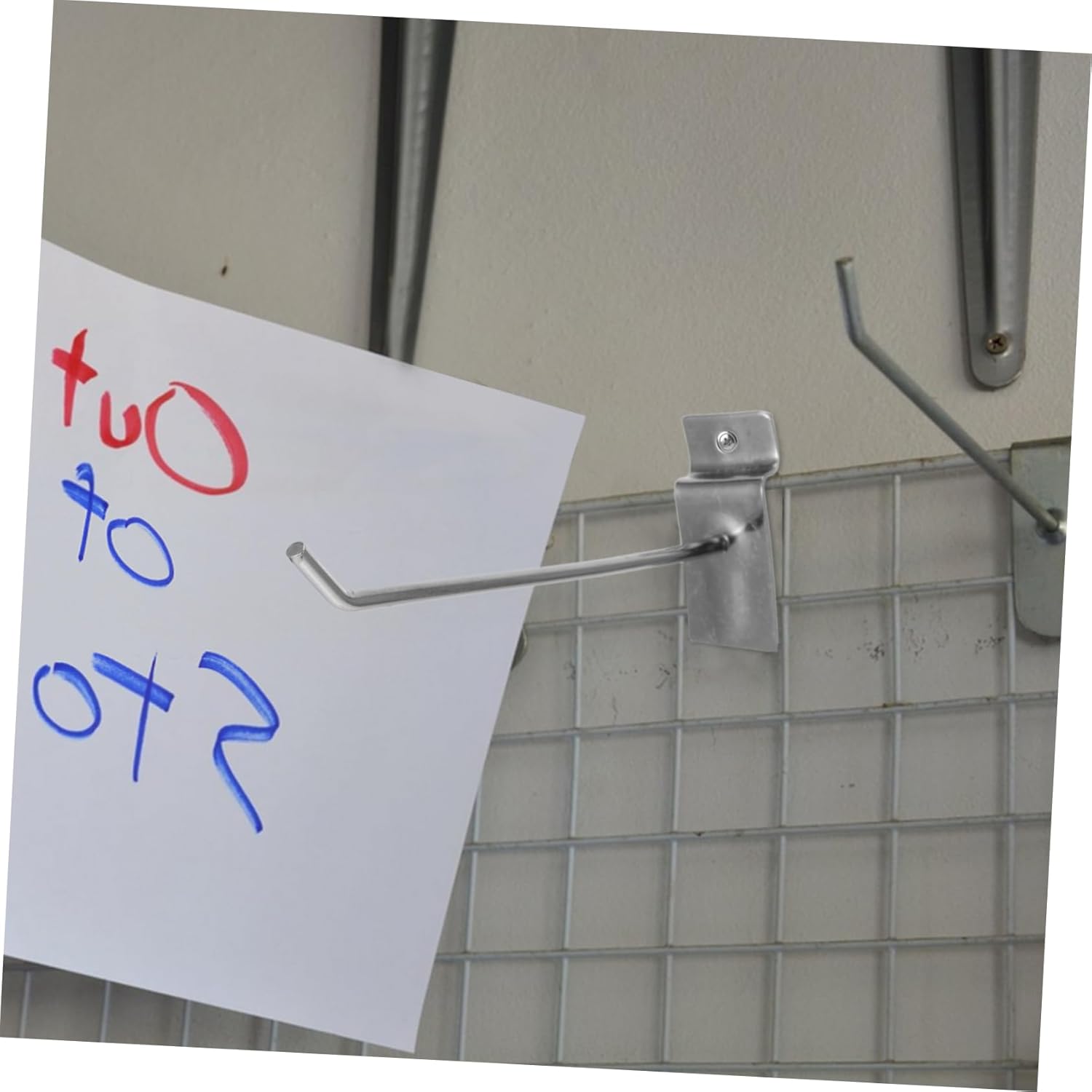 Ciieeo 50pcs Hooks Heavy Duty Garage Shop Retail Display Hooks for Wall Outlet Box