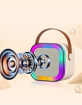 Vtn-36 Karaoke Wireless Speaker Rgb Illuminated Bluetooth with Microphone