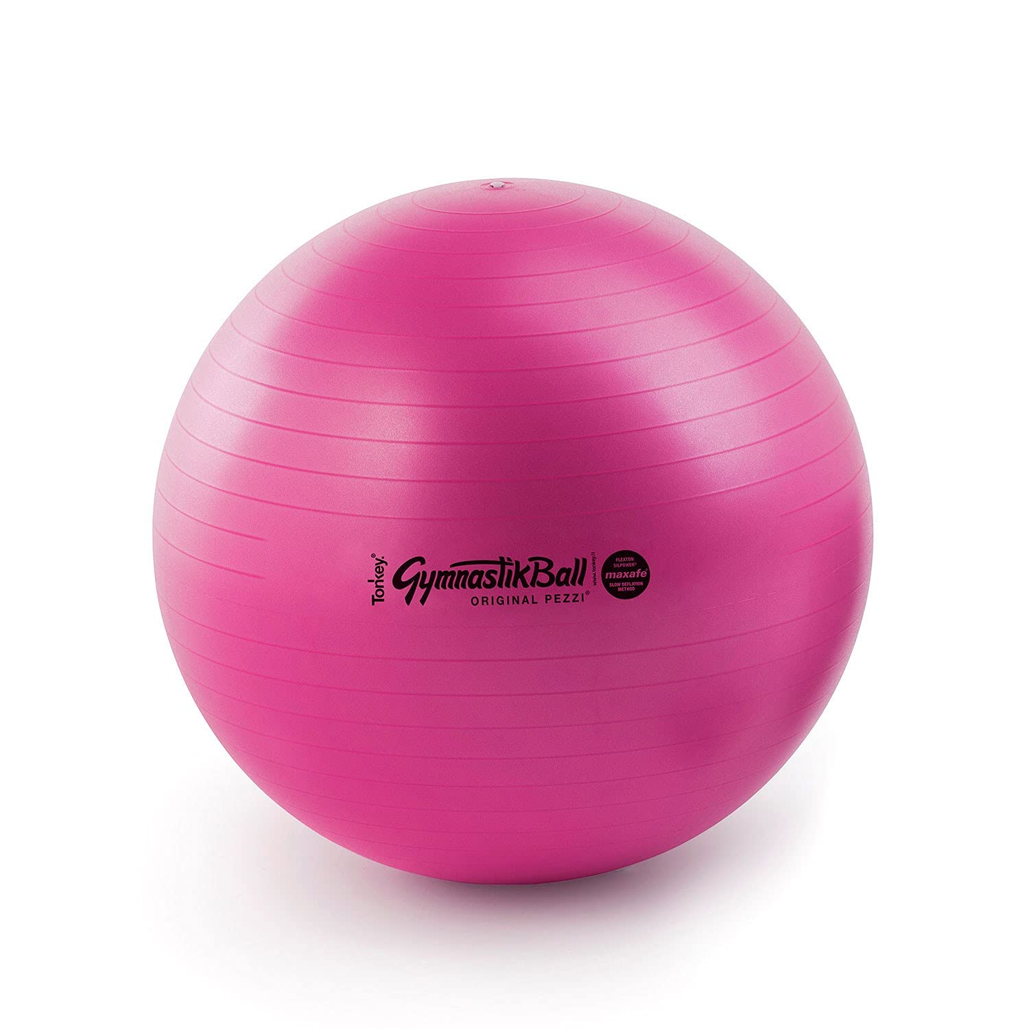 PEZZI Gymnastik Ball MAXAFE 65 cm Fitness Ball rubinrot