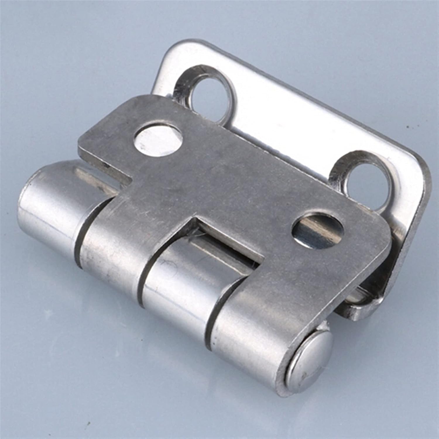 Hinges Stainless Steel Distribution Box Switch Cabinet Door Hinges Right Angle Bend High and Low Voltage Cabinet Hinge Industrial Hinge (Color : Silver)