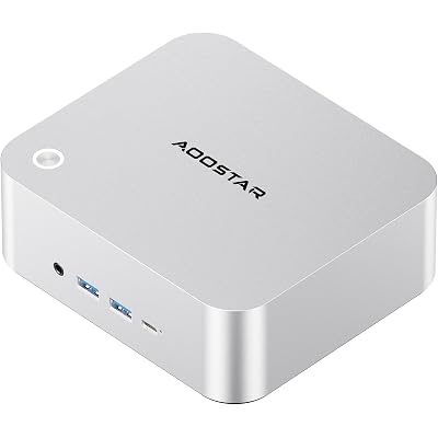 AOOSTAR MACO Gaming Mini PC Oculink AMD Ryzen 7 H 255(Upgraded 8745HS), Barebone DDR5 5600MHz PCIe4.0, Radeon 780M Graphics, Support Four Display, Dual USB4, Dual 2.5G LAN/HDMI/WIFl6