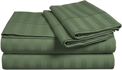 Epic Cotton 100 % algodón egipcio, juego de sábanas de 4 piezas de cama de agua sin unir, tamaño KingCal-King, juego de sábanas de cama de agua de