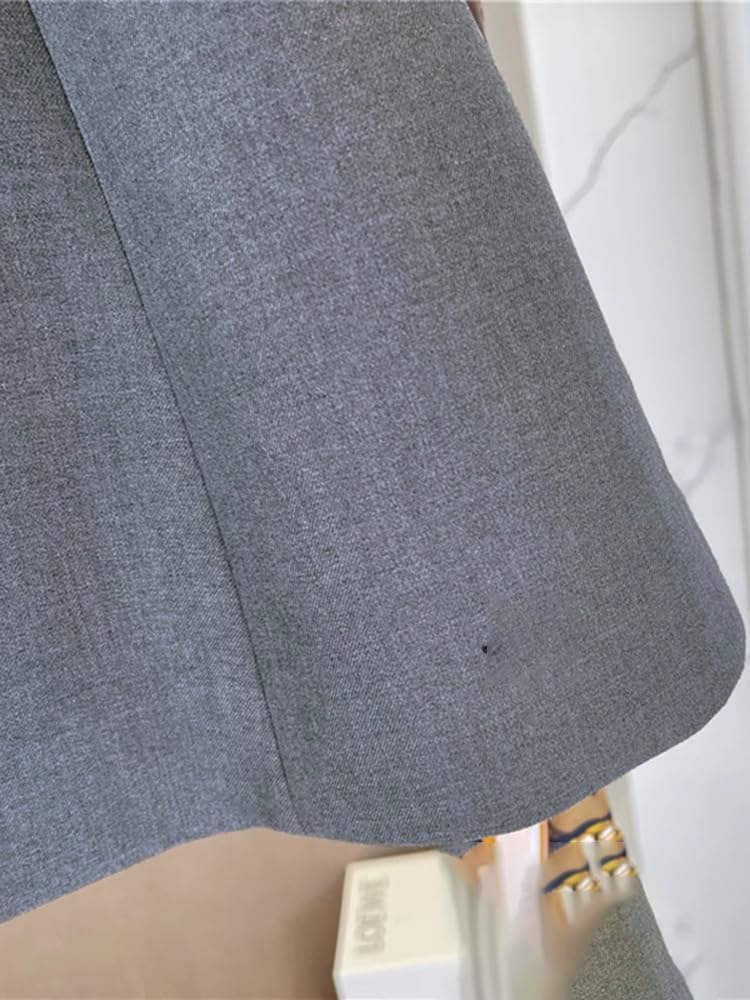 LIXINGHEITANG Temperament Pants Skirt The Strap and Shows Slimness, Spring Autumn Embroidered Short