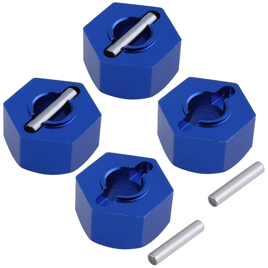 Amazon.com: HobbyPark Aluminum 12mm Hex Wheel Hubs Nuts w