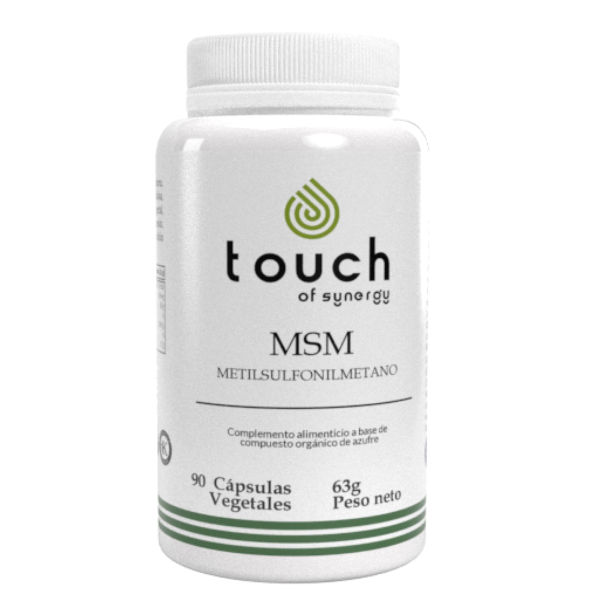 MSM 1000mg - 90 Cápsulas - Metilsulfonilmetano Puro - Apoya la Salud Articular, Reduce la Inflamación y Mejora la Movilidad
