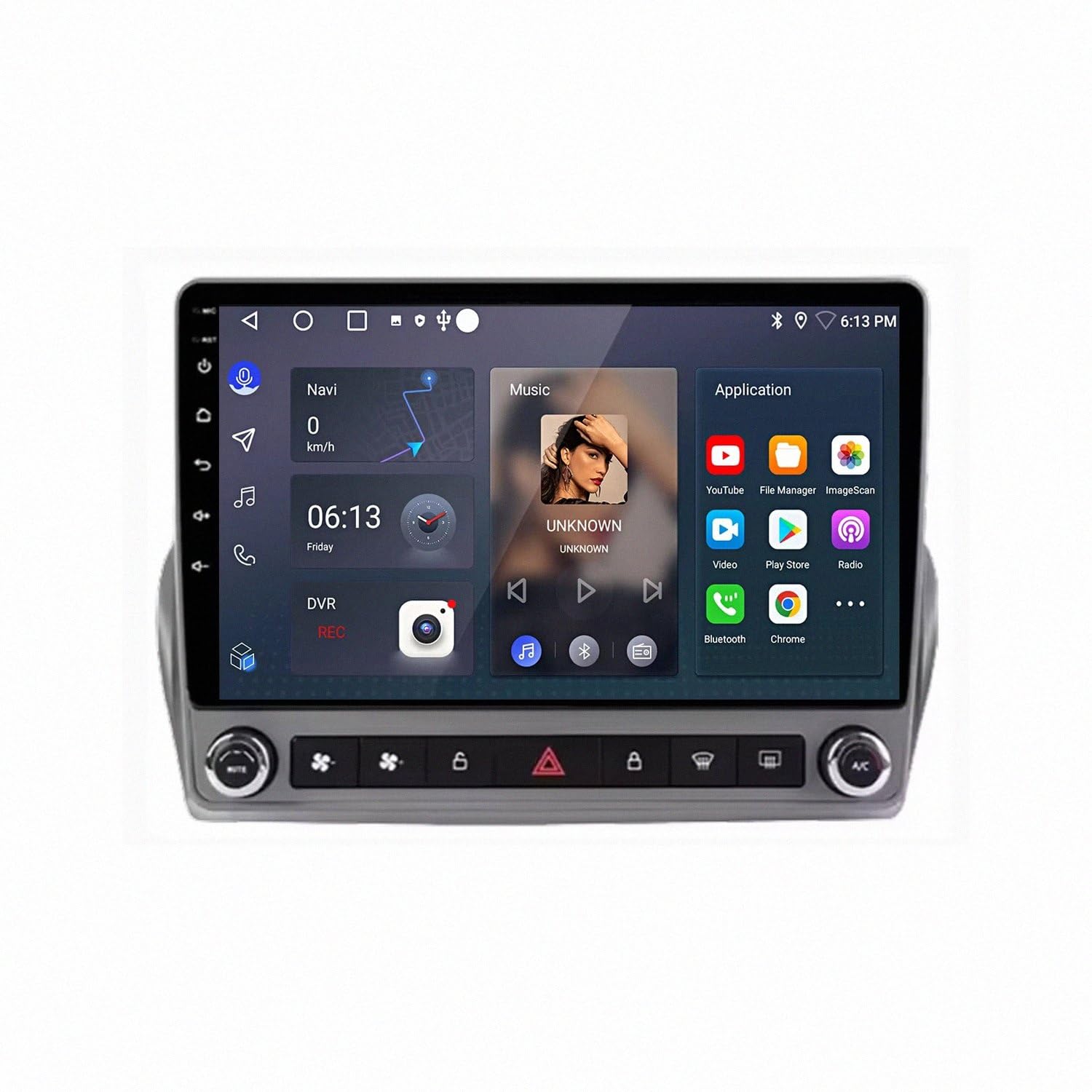 Radio Coche 2 DIN Carplay y Android Auto Inalámbricos para Citroen C4 2004-2014 Bluetooth 8