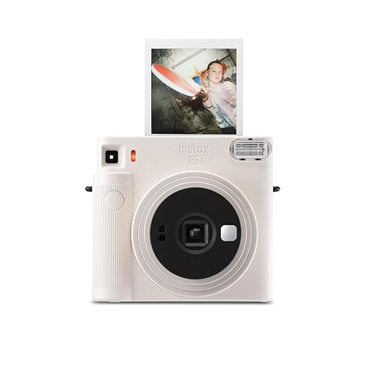 FUJIFILM Instax Square SQ1 Instant Camera - Chalk White