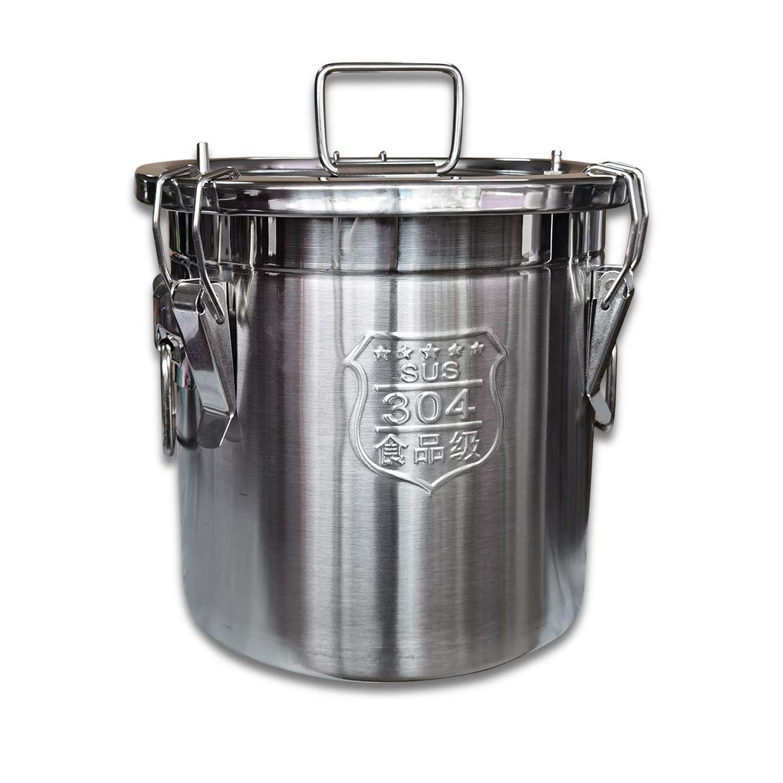 Seau à lait en acier inoxydable 12L pour la ferme et la cuisine domestique