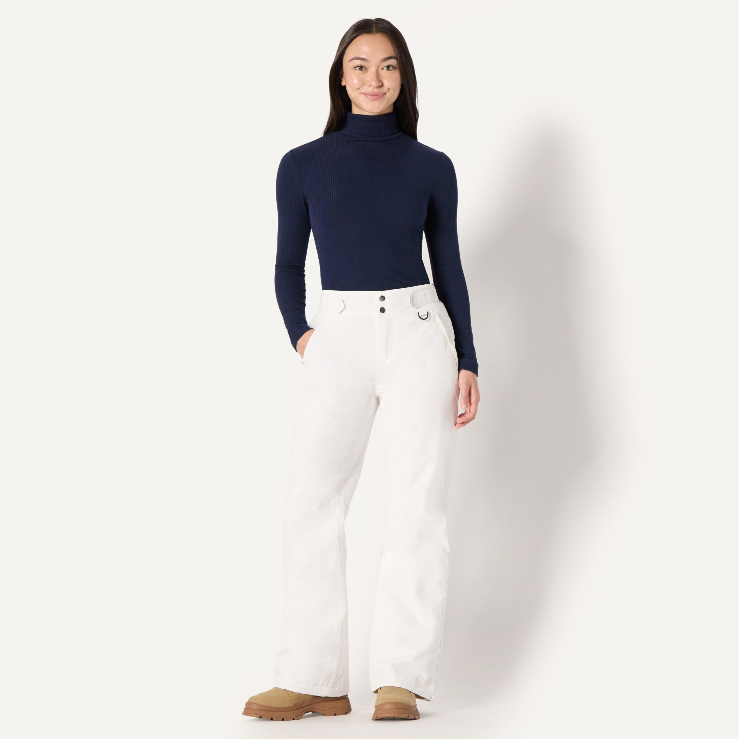 Amazon Essentials Pantalones de Esquí de Tiro Medio con Aislamiento e Impermeables Mujer