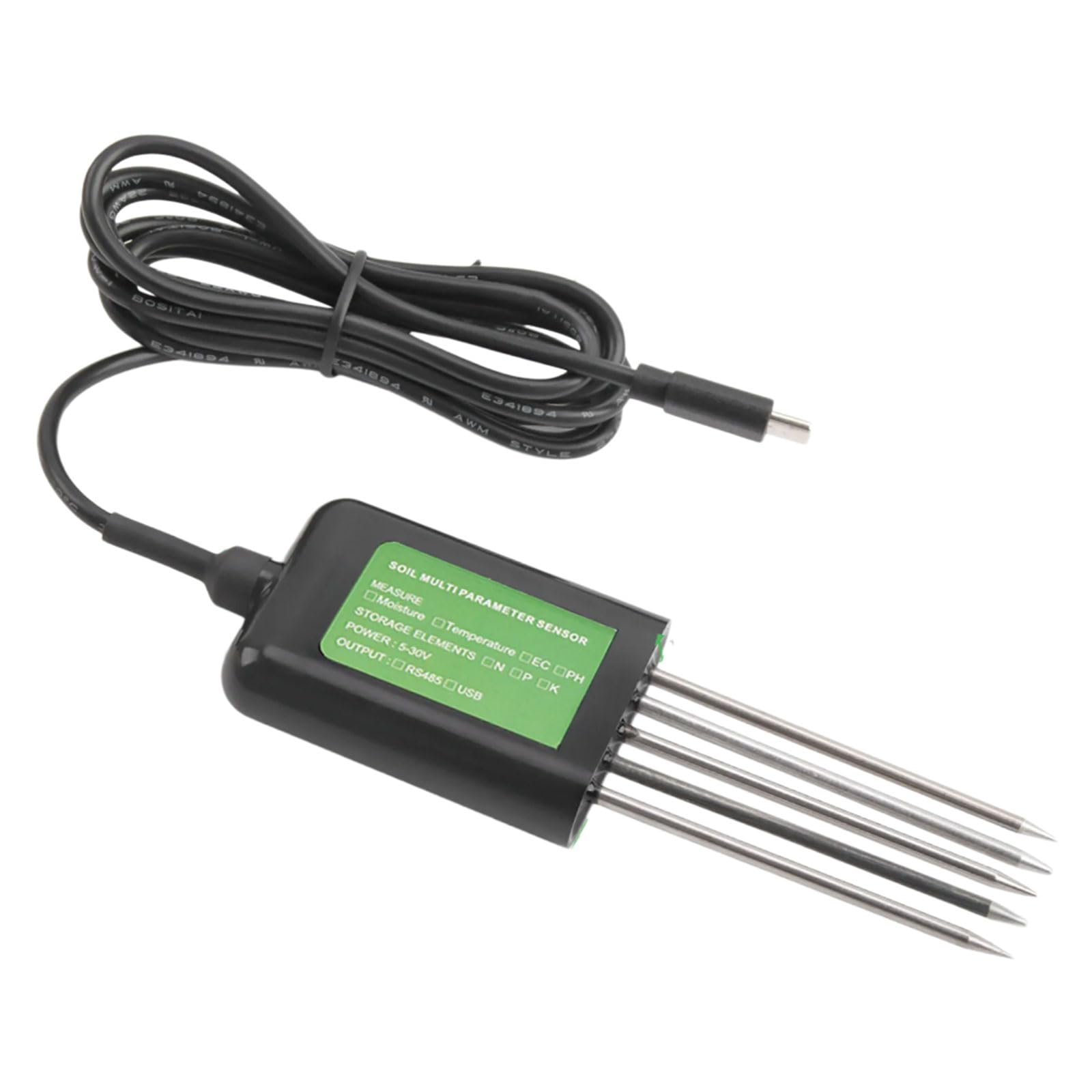 Pffiocix Professional Digital Soil Inspection Tool Check Nutrient Potassium Balance Values Accurate Handheld Soil Monitor Agricultural Testing Equipment