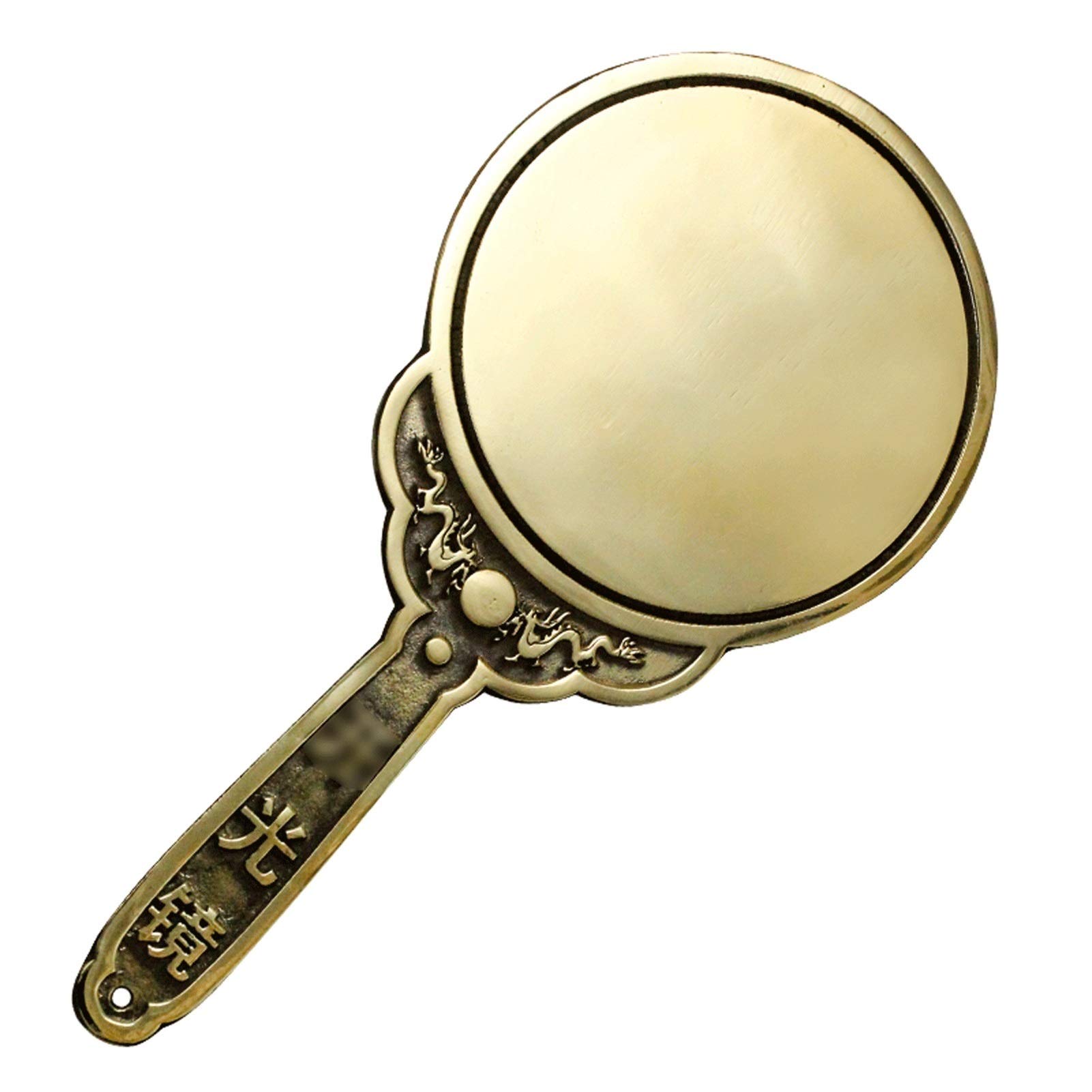 HDBCYUAZ Feng Shui Vintage Mirror Ancient Bagua Buddhism Figurines Home Decoration Crafts