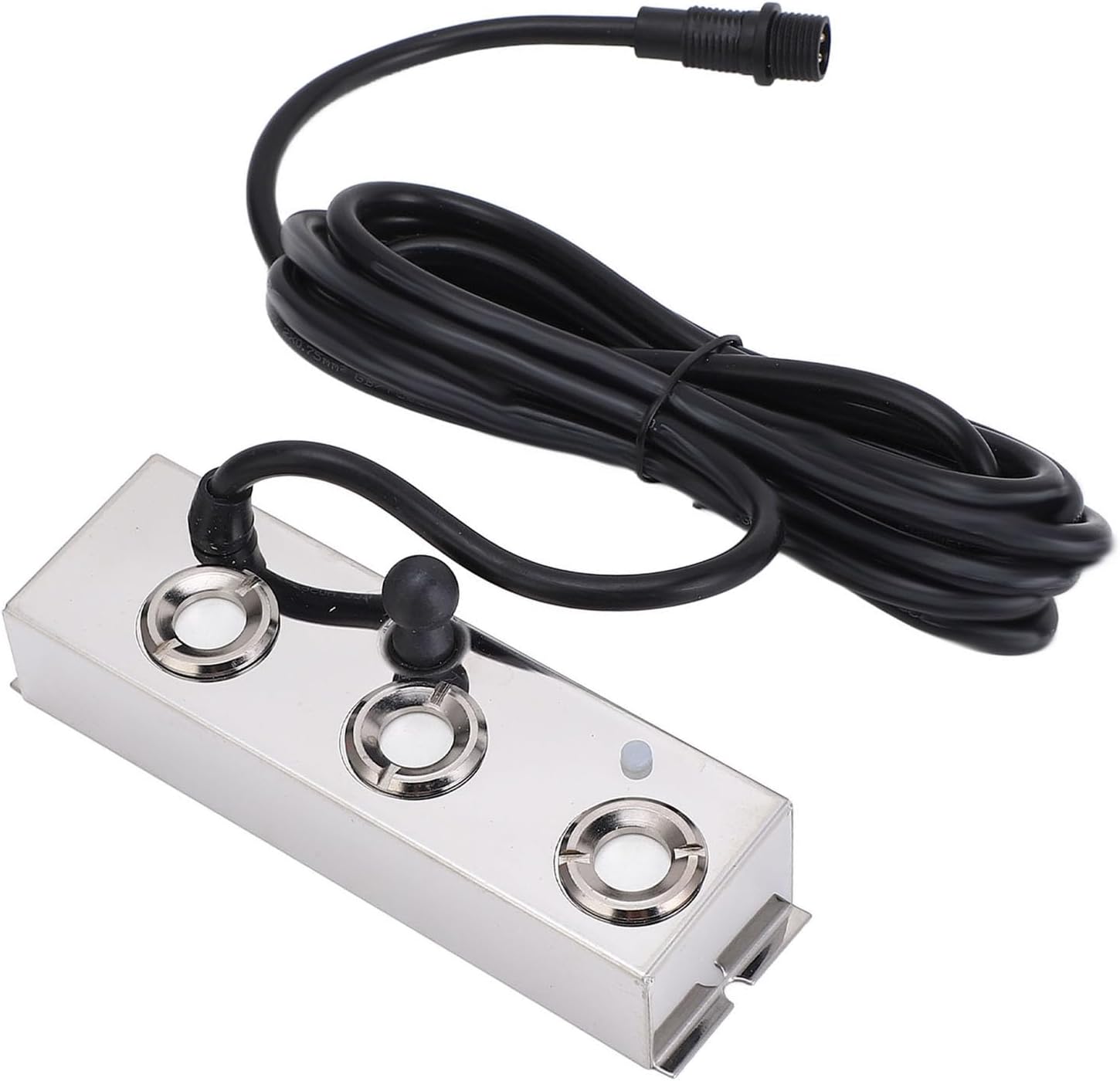 FTVOGUE Ultrasonic Mist Maker Fogger Stainless Steel 3 Head Ultrasonic Fogger Humidifier for Pond Rockery 36V