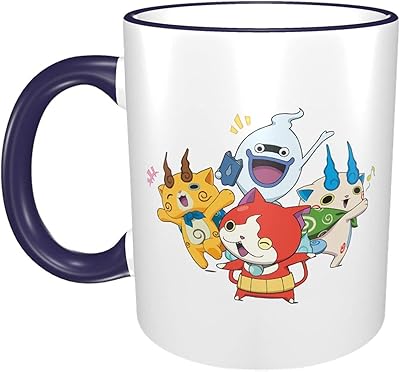 Amazon Monikal マグカップ 妖怪ウォッチ 萌グッズ 電子レンジ対応 温める 手作り 330ml プレゼント Monikal ホーム キッチン