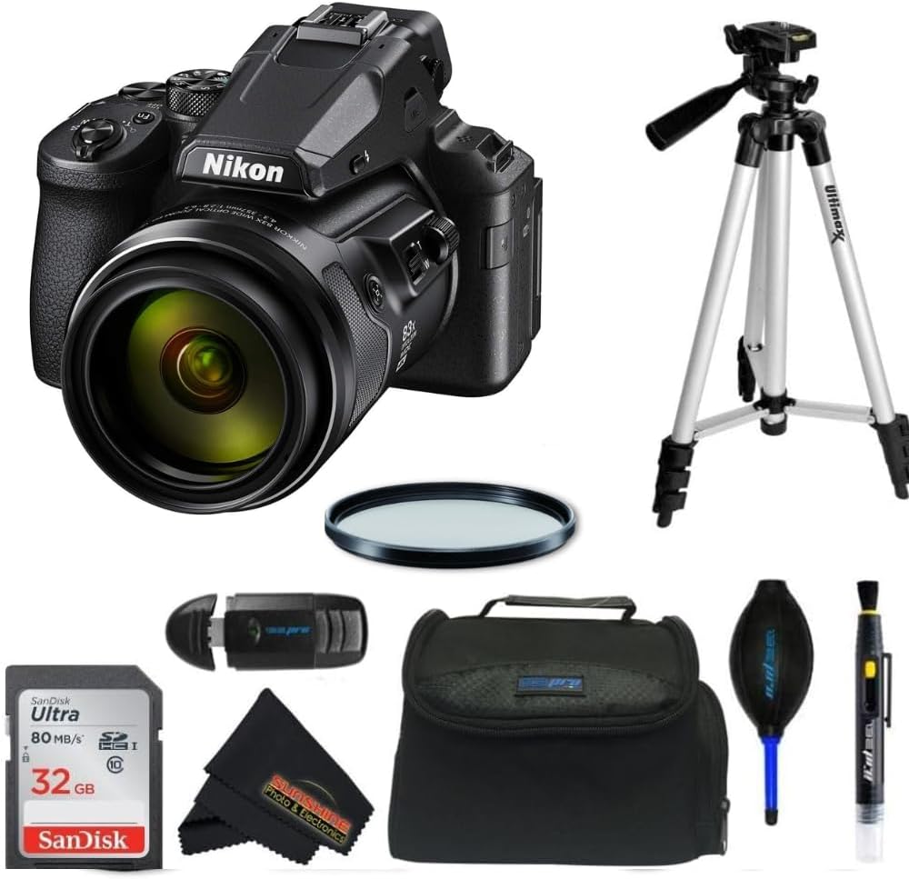 Nikon COOLPIX P950 (Renewed) (w/Tripod + Camera Bag + Accessories)
