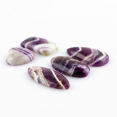 Vista 22 de (5 piezas) piedra preciosa natural de jaspe de sangre, cabujón suelto al por mayor, fabricación de joyas de bricolaje, envoltura de alambre, Lapis