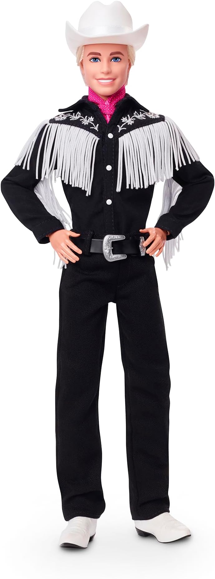 Barbie The Movie Ken - Collectable Doll from the Feature Film with Western Outfit, Vintage Shirt, Cowboy Hat, White Boots, for Children Aged 3 and Above, HRF30