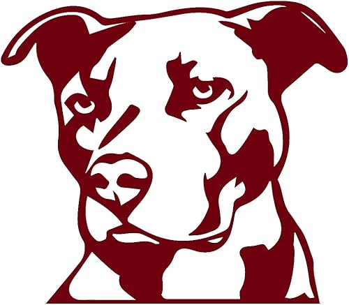 Miniatura 22 de Pitbull - Plantillas de cara de arte 2 (holograma) (juego de 2) calcomanías de vinilo impermeables de alta calidad para laptop, accesorio de