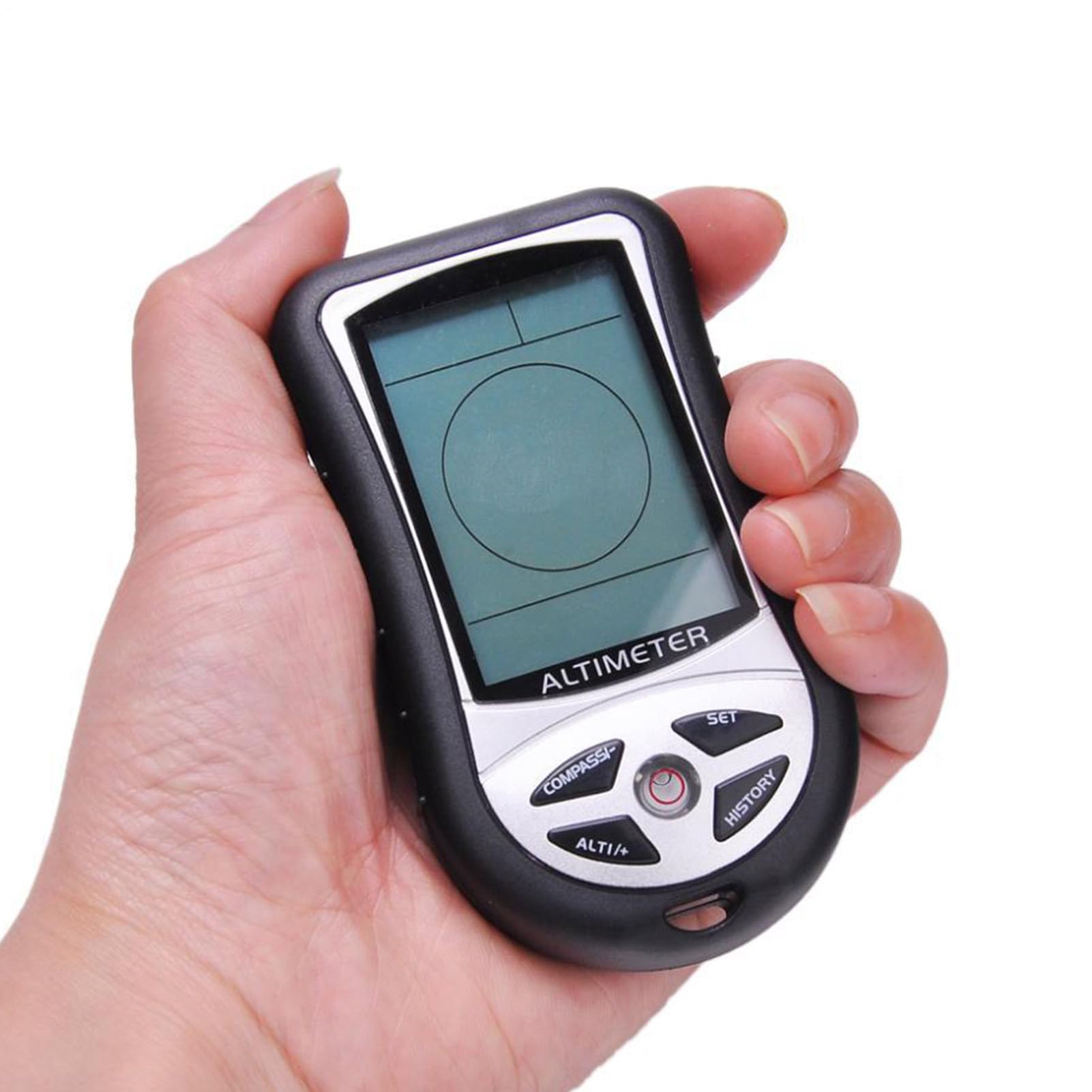 Digitaler Höhenmesser, Elektronischer Höhenmesser,Multifunktions -Handheld -Barometer -Temperaturmesser - Tragbare Wettervorhersage Mit Hintergrundbeleuchtung, Zeituhr, Messgerät Outdoor -