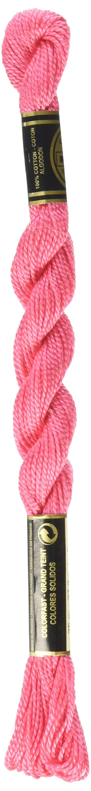 DMC 115 5-956 Pearl Cotton Thread, Geranium, Size 5