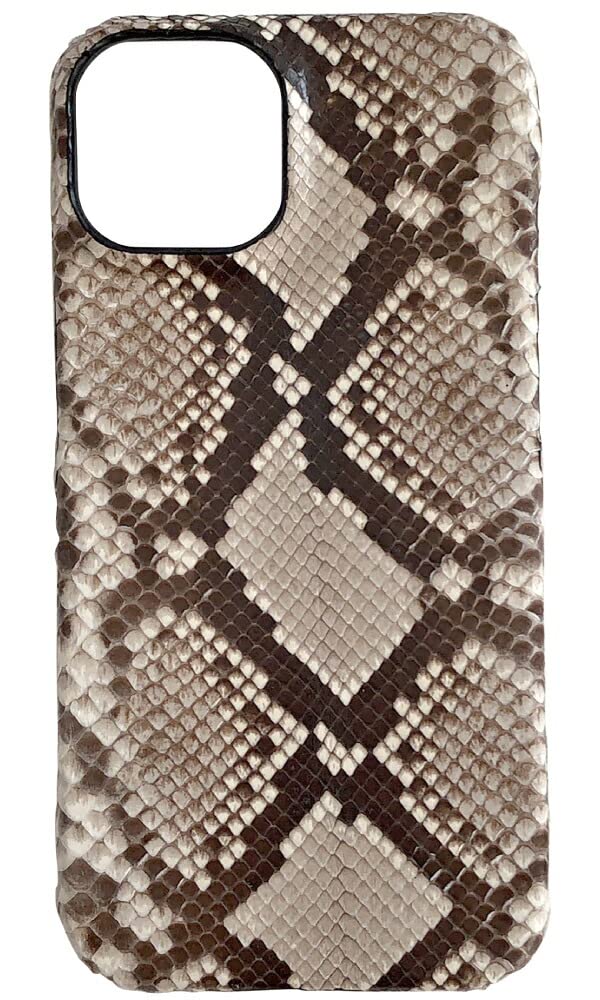 Amazon.co.jp: [iPhone14] 用 ケース 蛇革 パイソン 柄 アイフォン14