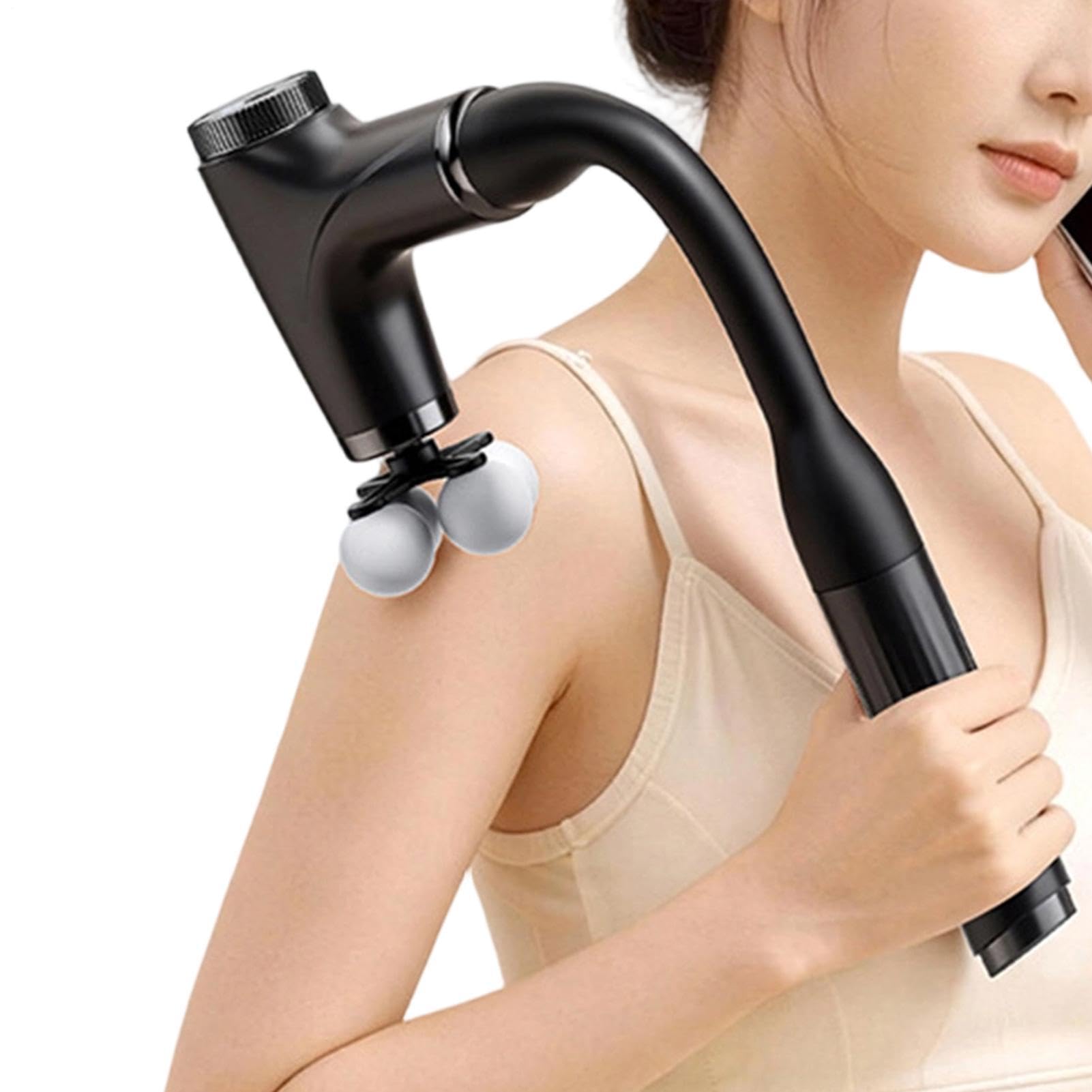 Masajeadores Musculares De Tejido Profundo Mango Largo Con 2 Cabezales