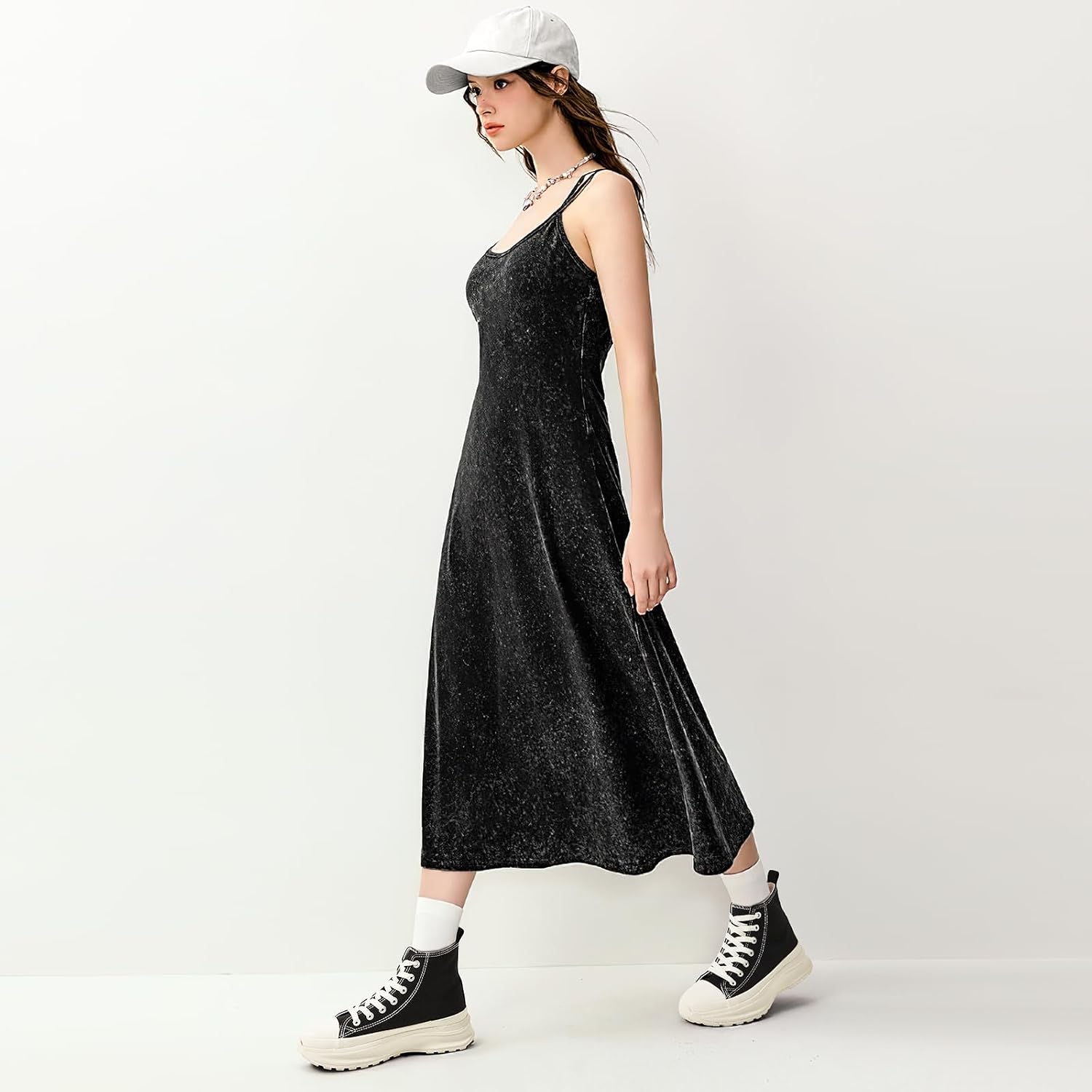 Yageyan Womens High Top Sneakers - Platform Shoes, Canvas, Tennis, Classic, Casual, Comfortable