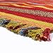Alfombra Diseño Kilim Tejida A Mano 100 % Algodón Moderna Rayas Multicolor,...