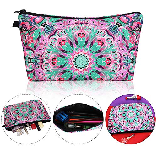 image for Chuangdi 6 Pieces Makeup Bag Toiletry Pouch Waterproof Cosmetic Bag wi