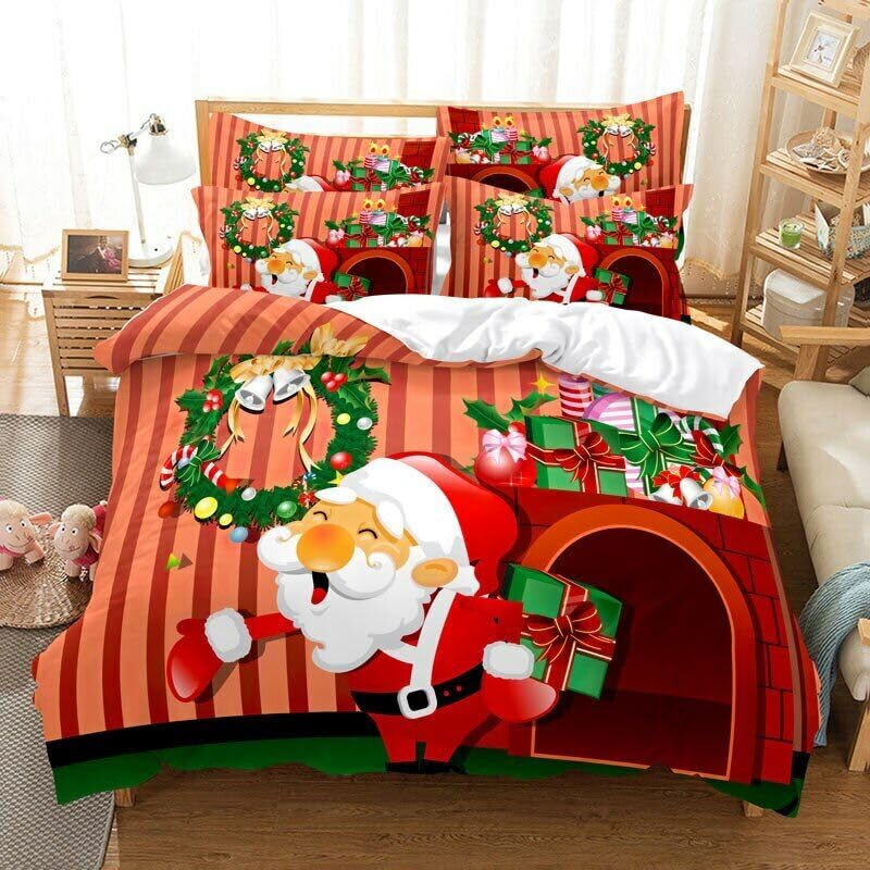Cadeau homme housse de couette 240 x 260 orange pour une décoration de mariage