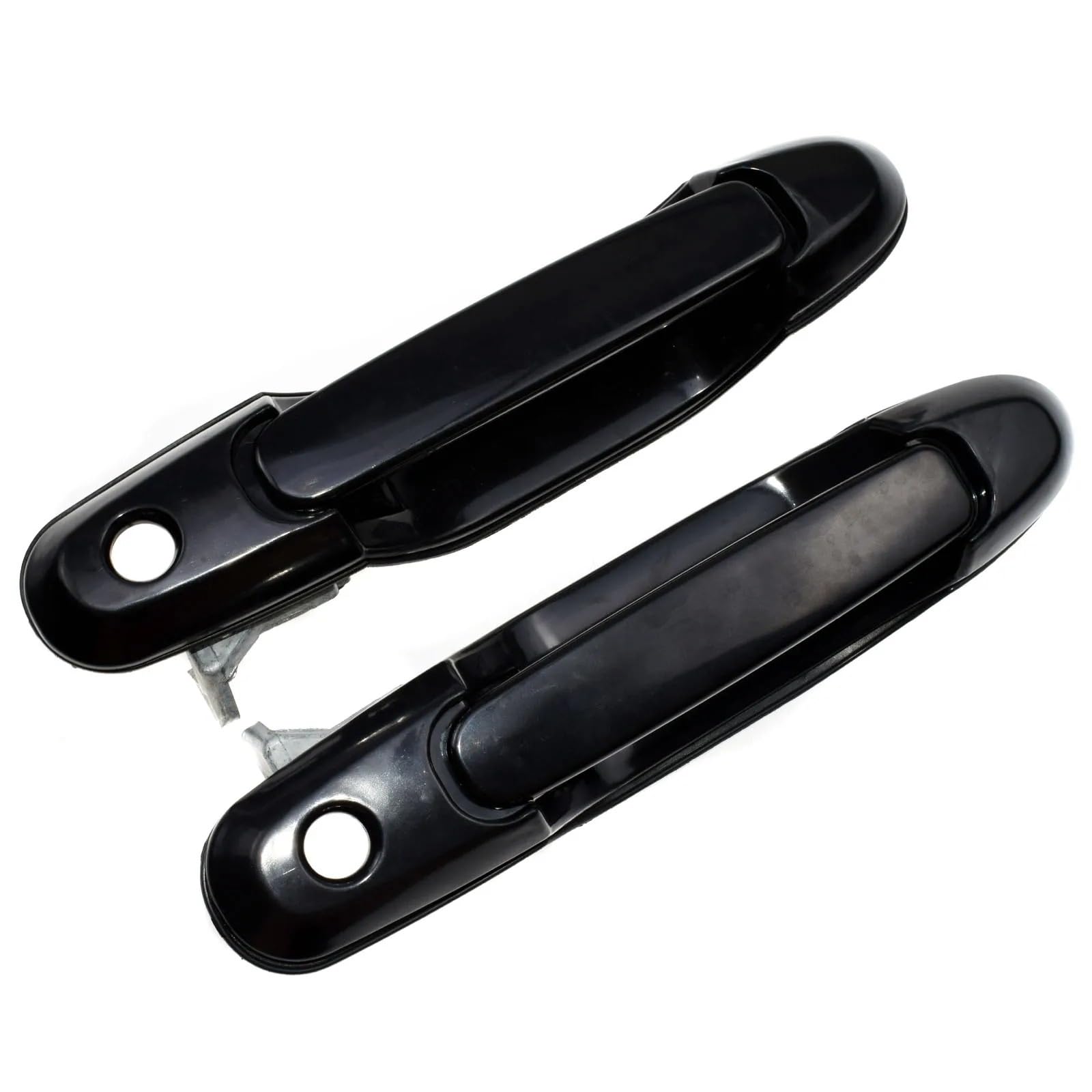 Hillar Black Front Pair Door Outer Handle For Toyota For Sienna 1998-2003 Outside Door Handle Front Rear Left Right 69210-08010 69230-08020(Black Front Pair)