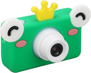 Câmera digital infantil FrogPrince, brinquedo de câmera digital infantil 32MP 1080p gravação HD, 5 polegadas HD IPS proteção para os olhos tela solar infantil selfie câmera presente