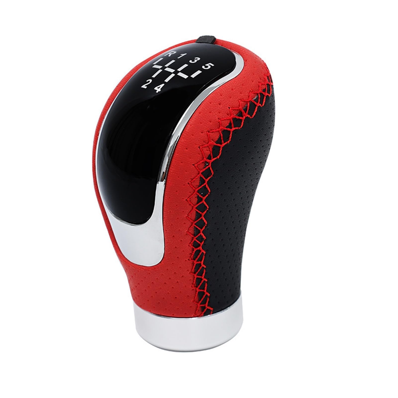 bssyung Car Gear Shift Knob Automobile Universal Shift Handball Gear Lever Handle Head Modified for Cross-Border Leather