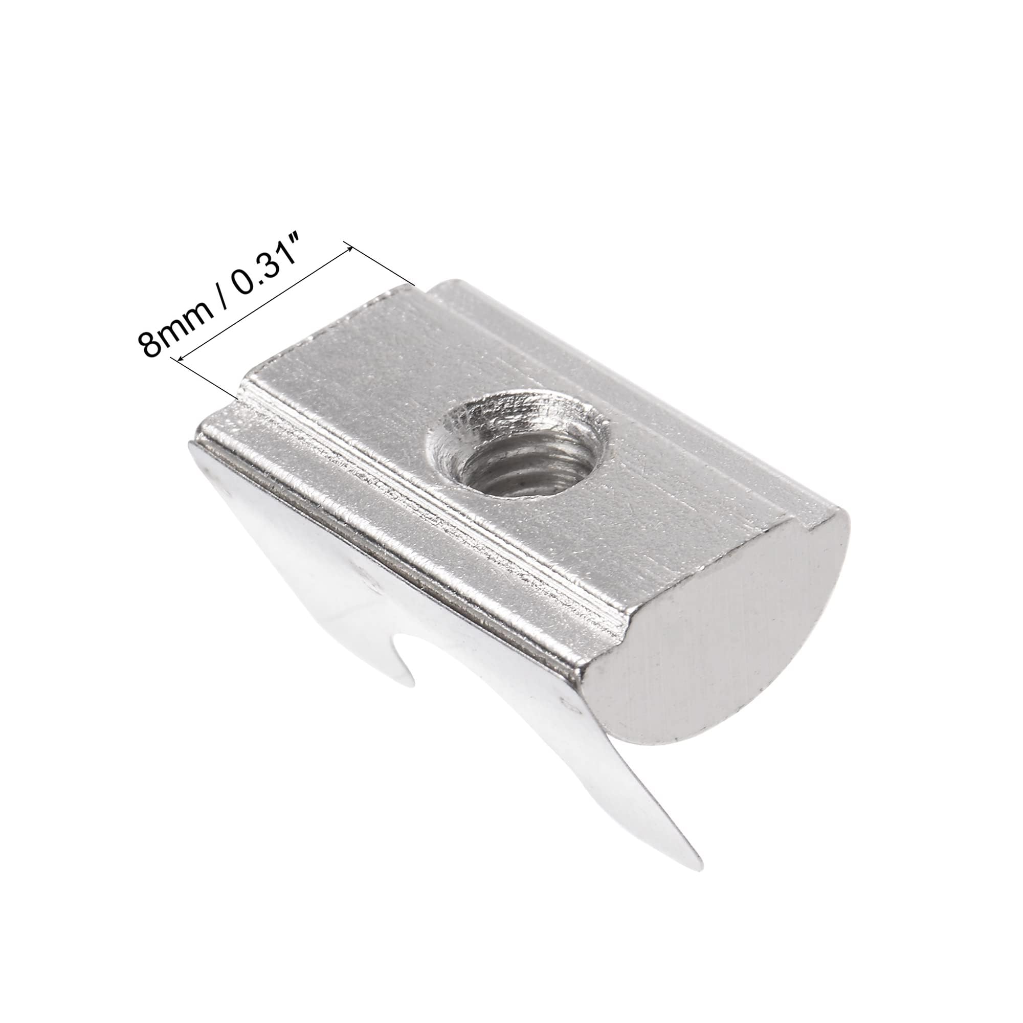 TA-VIGOR M5 T Slot Nuts Roll-in Spring T-Nuts - Image 3