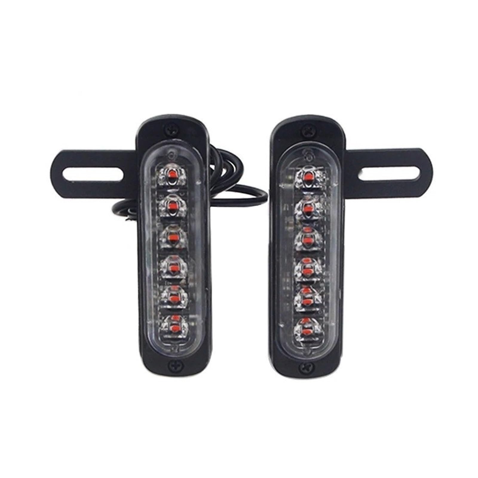 Fanale posteriore per moto Targa LED Luce posteriore freno Lampada stop Luci posteriori moto Fanale posteriore moto Catarifrangente