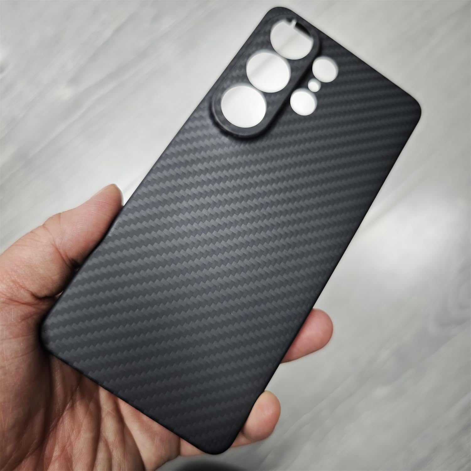 DAYJOY Magnetic Aramid Fiber Case Compatible with Samsung Galaxy S26 Ultra - Light Weight Slim Genuine Real Natural Hard Carbon Fiber hybird Protective case (Black)