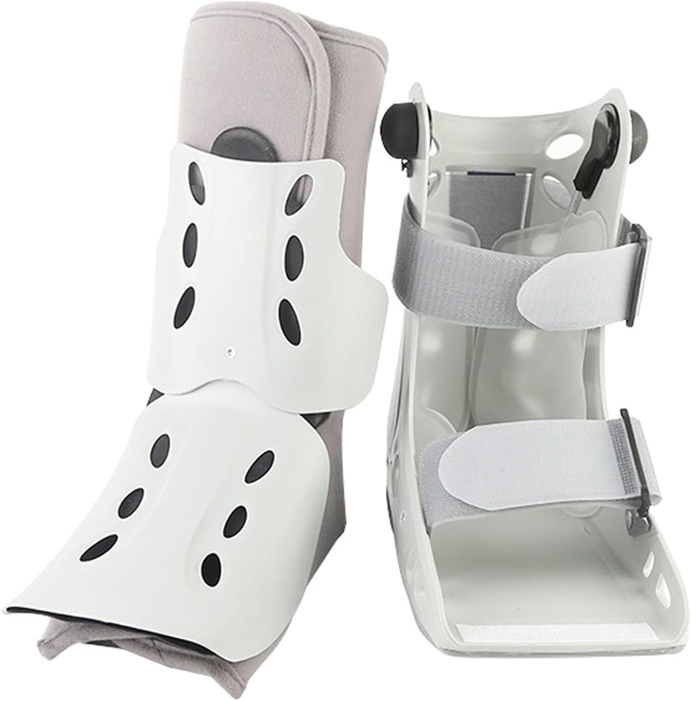 Fracture walking breathable orthosis boot breathable orthosis with support plantar splint brace for ankle and foot injury surgery(Large)