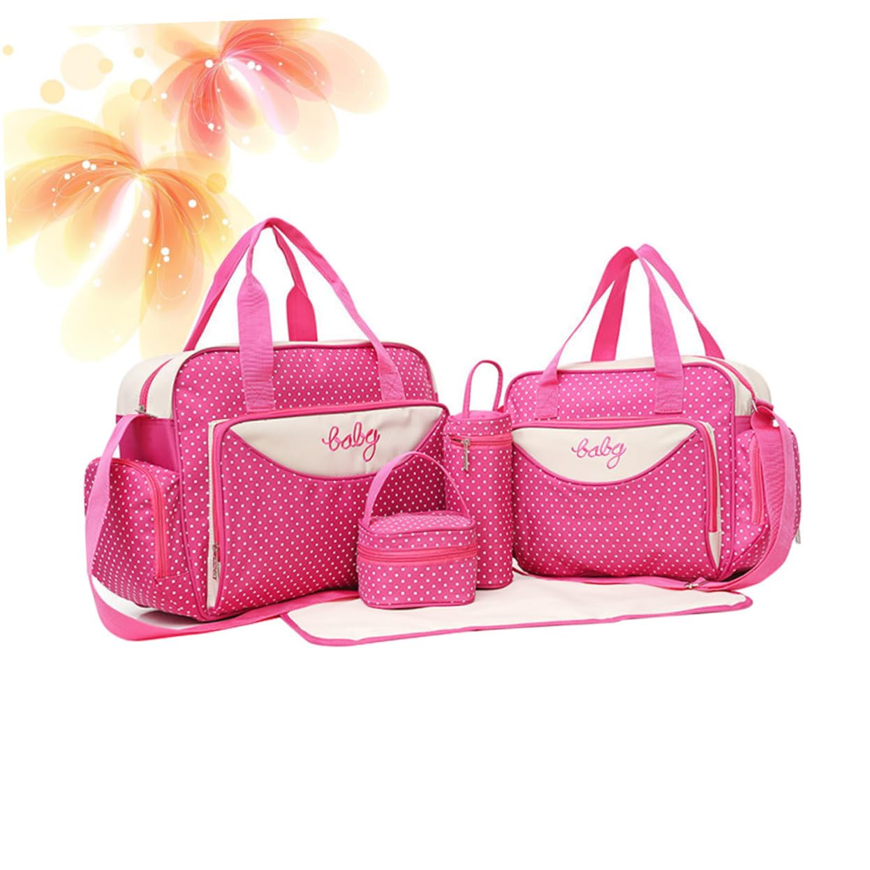 SHERCHPRY 1 zestaw 5 szt. torba na pieluchy dla kobiet torba na ramię dla kobiet unisex torby dla niemowląt macierzyństwo dziecko zmiana