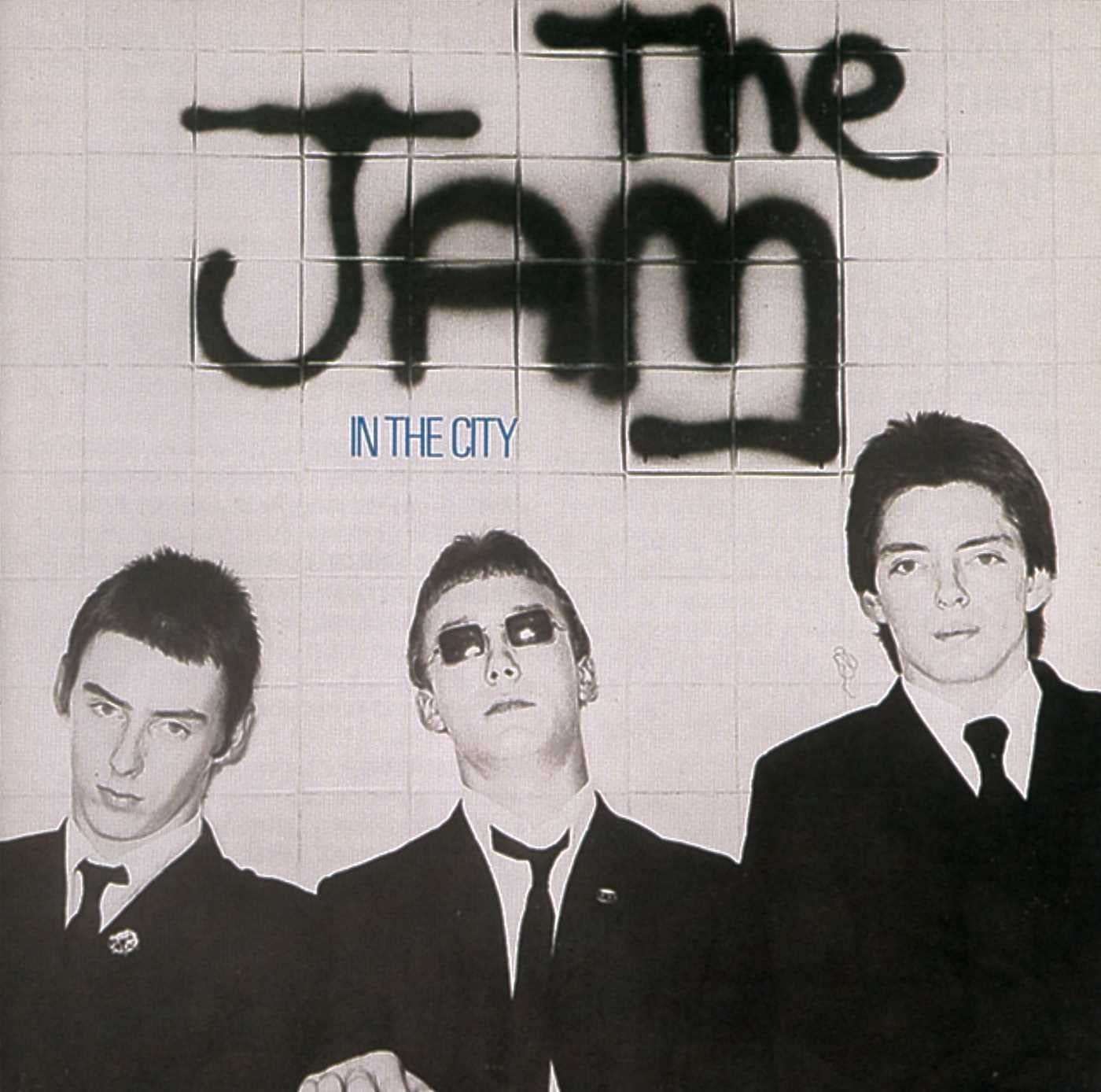 The Jam - In the City - Vintage Retro Advertising Wall Tin Plaque Large Square 20x20cm Pub Shed Bar Man Cave Home Bedroom Office Kitchen Gift Metal Sign