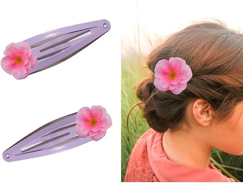 Miniatura 4 de Cabezales de flores de cerezo de seda artificial, tela falsa, decoración de cabeza floral Sakura para novia, pinzas para el cabello, diademas,