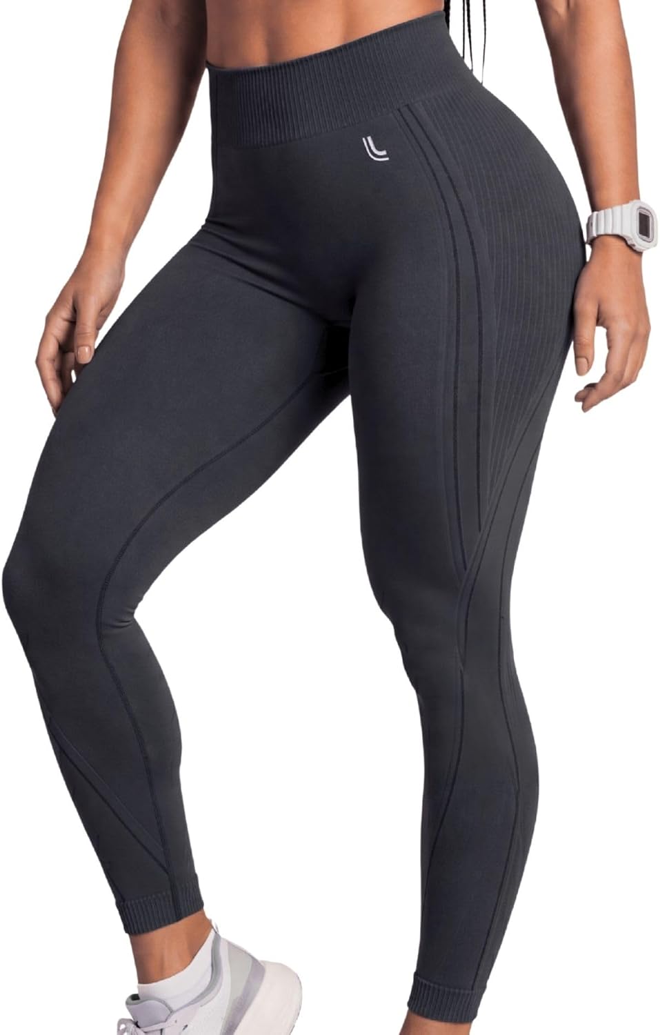 Calça Legging Lupo Fitness Feminina Esportiva Em Poliamida Texturizada a Ar Sem Costura