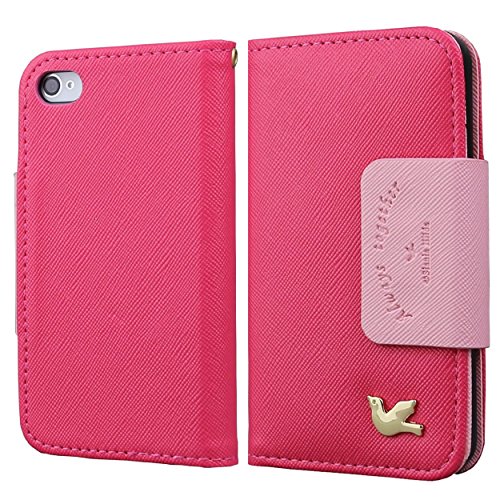 iPhone 5s case,iPhone SE case,iPhone 5 case,by HiLDA,Wallet Case,PU Leather Case,Credit Card Holder,Flip Cover Case[Rose]
