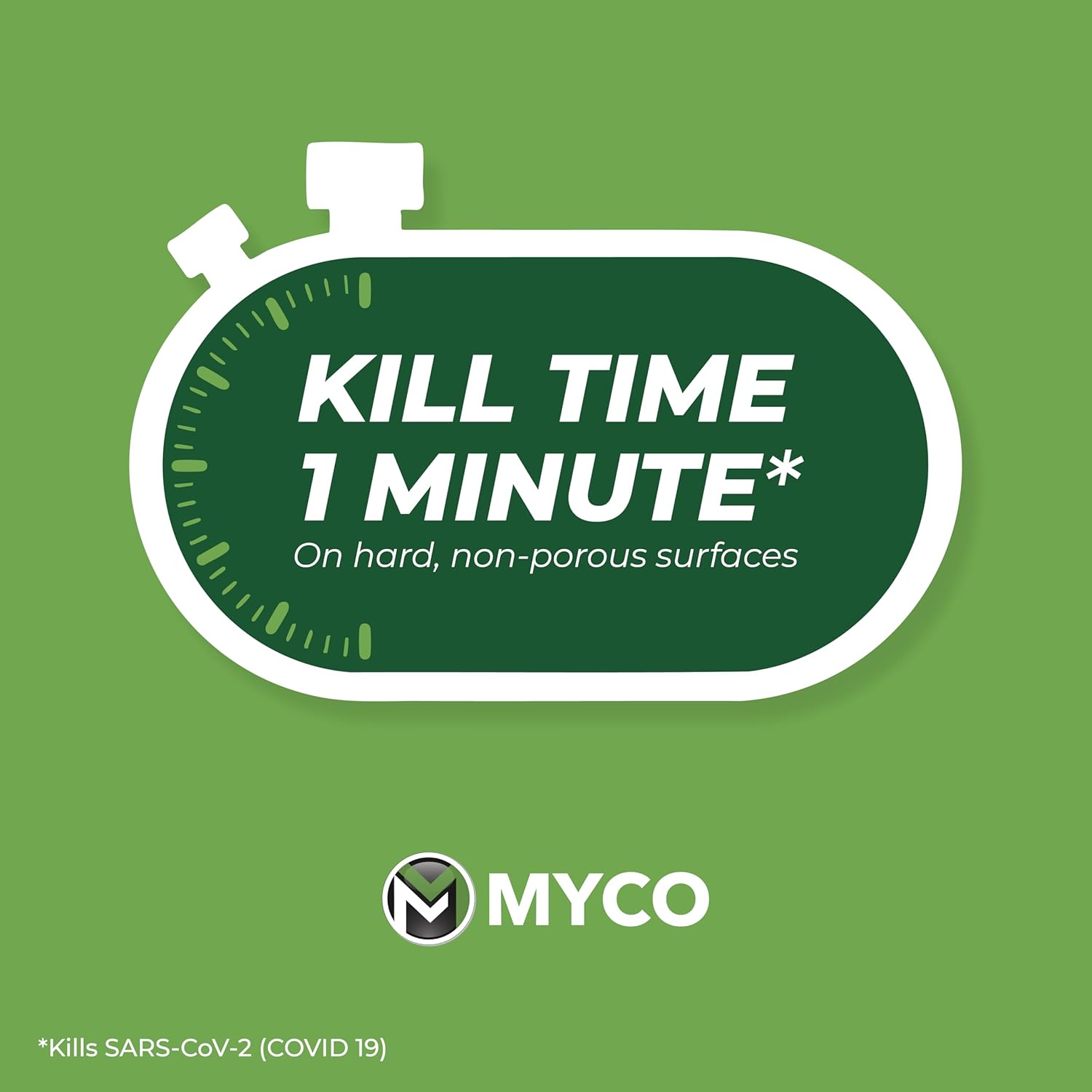 Myco Mold Control Concentrate – EPA-Registered Hospital Grade Disinfectant & Cleaner, Quat Formula for Mold Remediation & Bacteria Control, Commercial & Residential Use, 1 Gallon